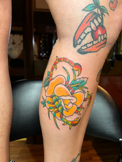 Scorpion & rose
