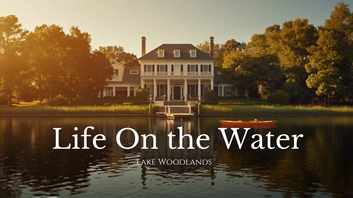 Living in East Shore, The Woodlands' Waterfront Garden District