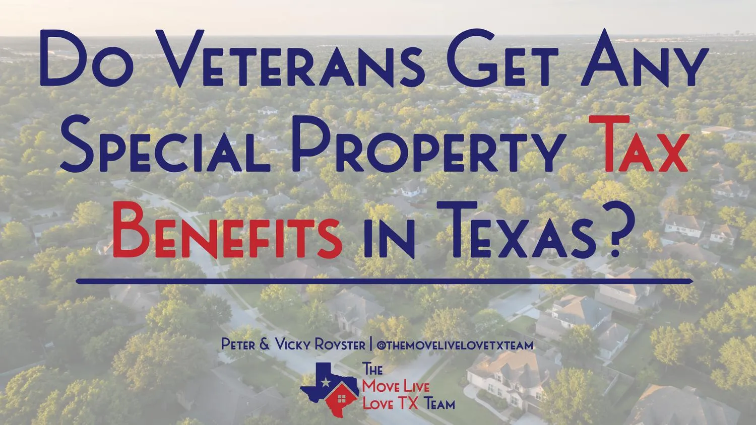 A veteran couple standing in the front yard of their Houston-area home