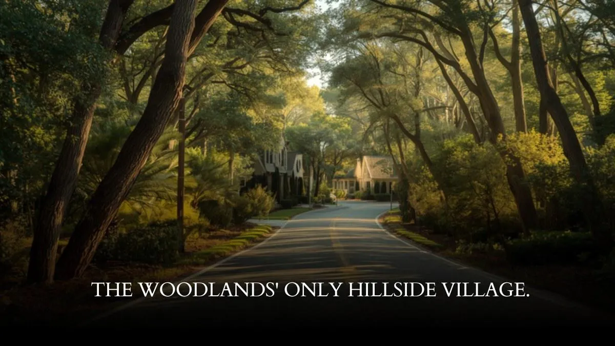 Living in Indian Springs, The Woodlands, TX: The Only Hillside Village in the Community