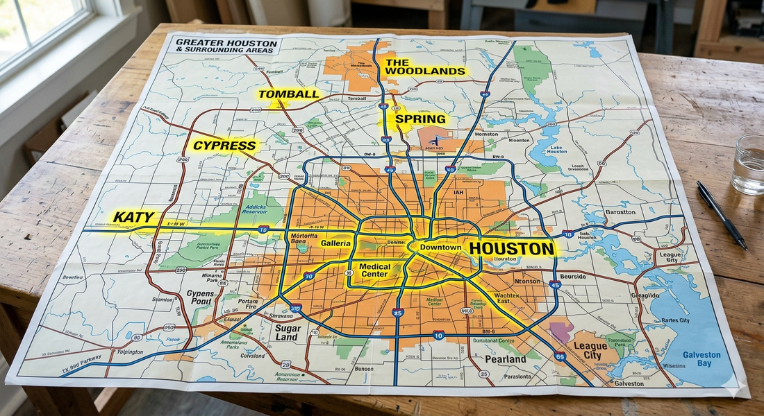 Houston, The Woodlands, Spring, Tomball, Katy, Cypress, VA Loan