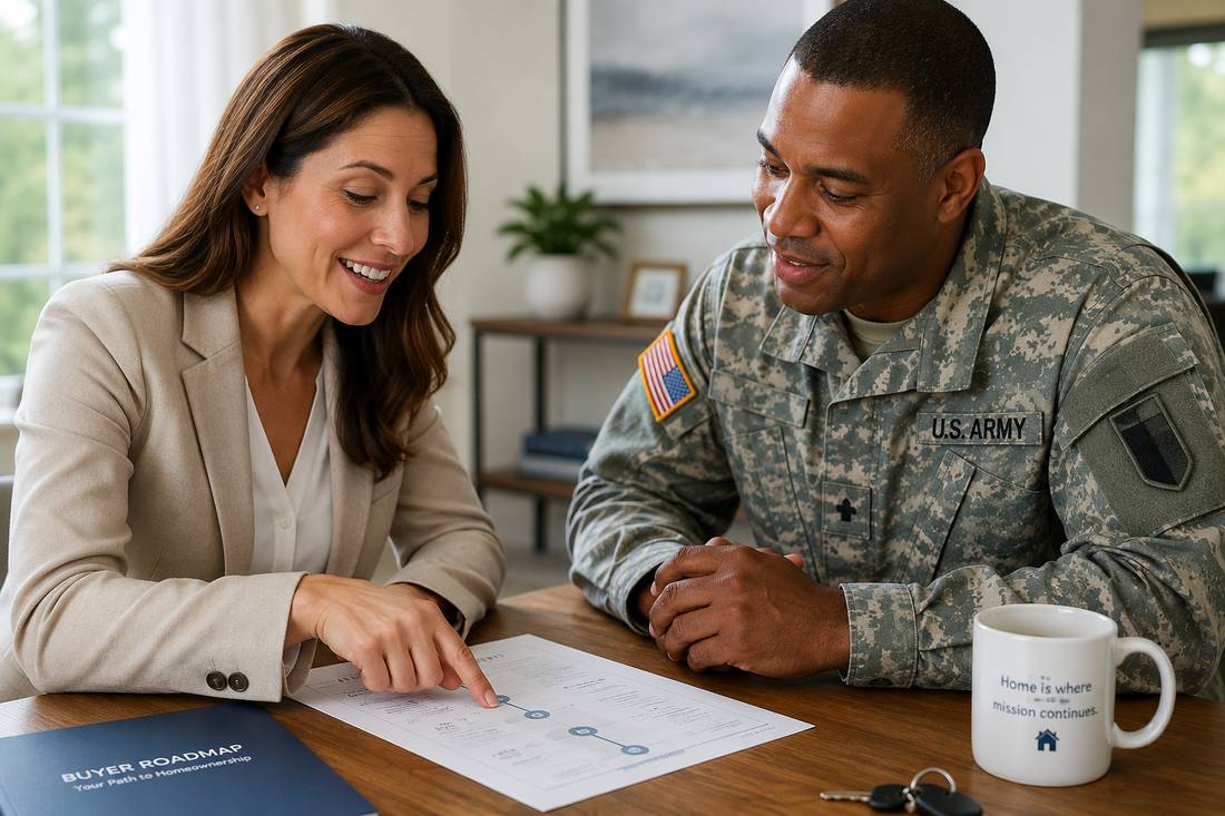 va-loan-closing-timeline-houston-agent-veteran-reviewing-checklist