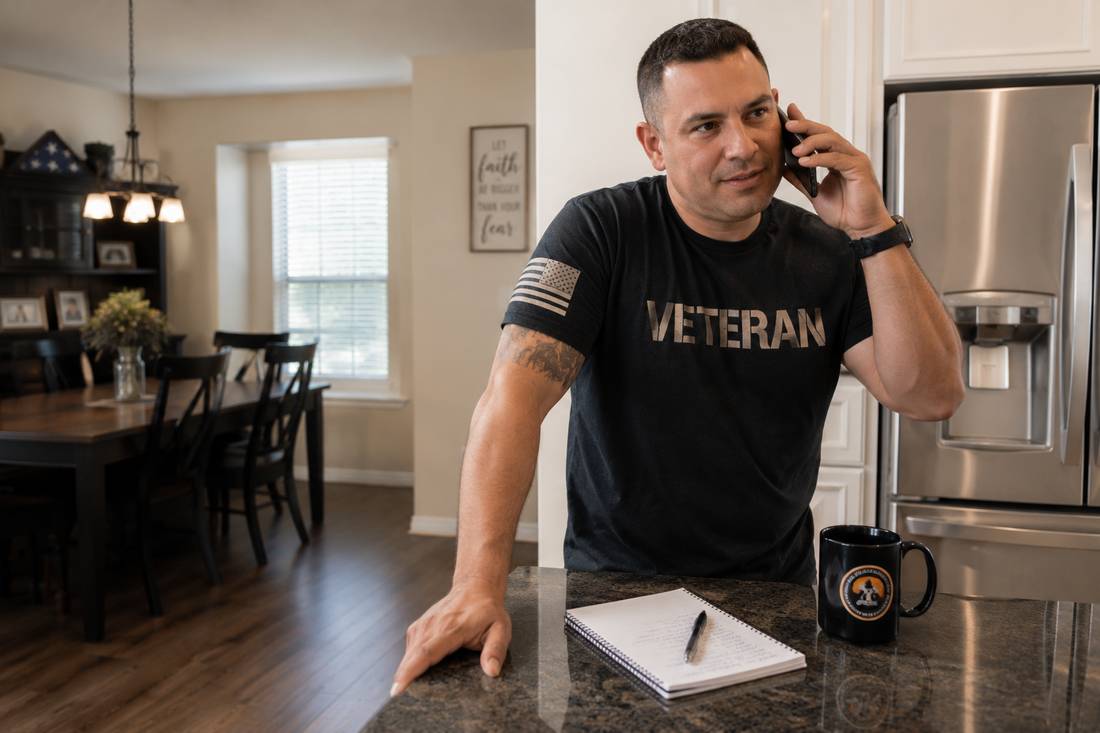 va-funding-fee-houston-veteran-phone-call-lender